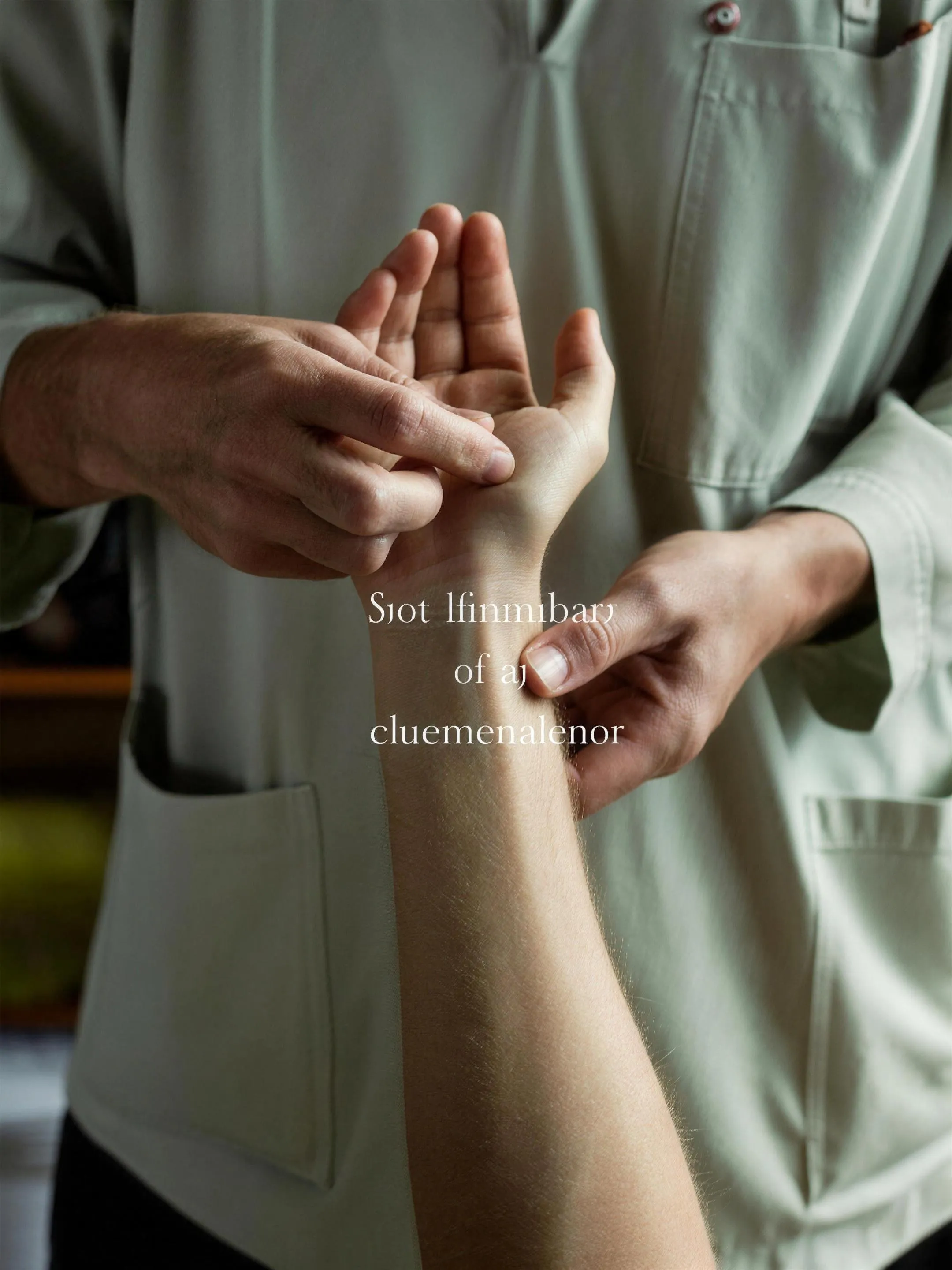 Close-up van een fysiotherapeut die een arm behandelt bij oedeemtherapie in een Nederlandse praktijk. Documentaire sfeer, geen tekst of logo's in beeld.